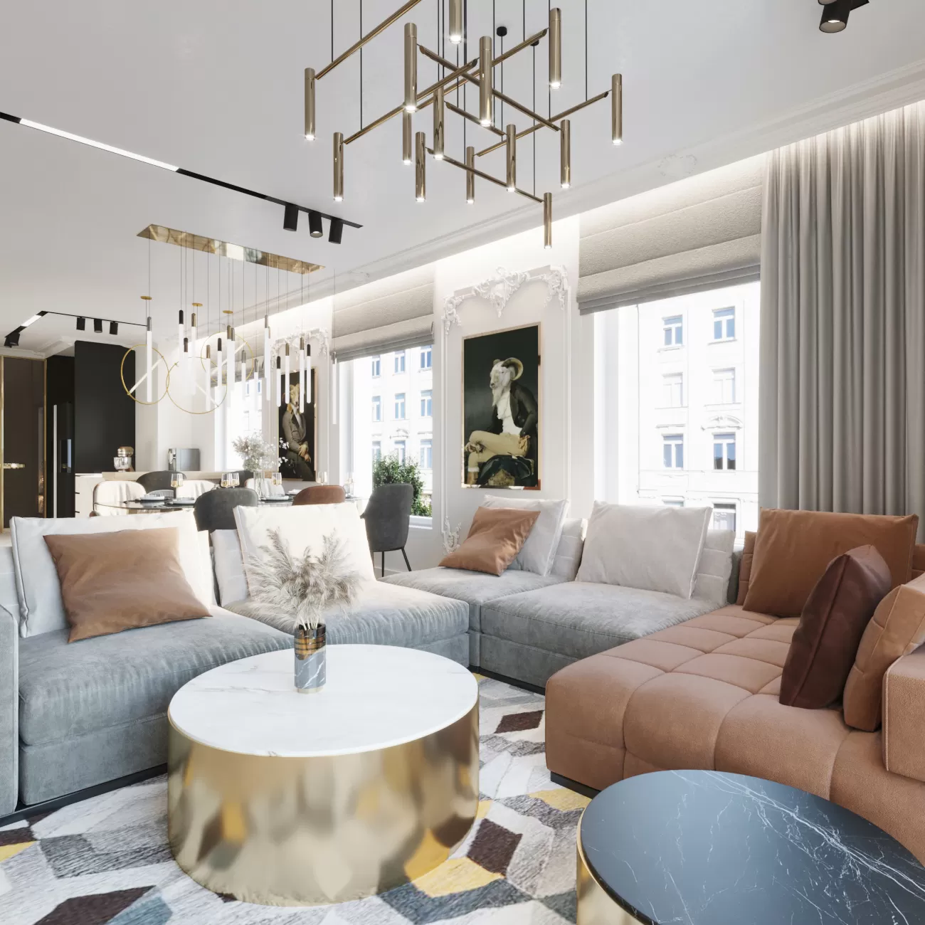 Modern class – living room