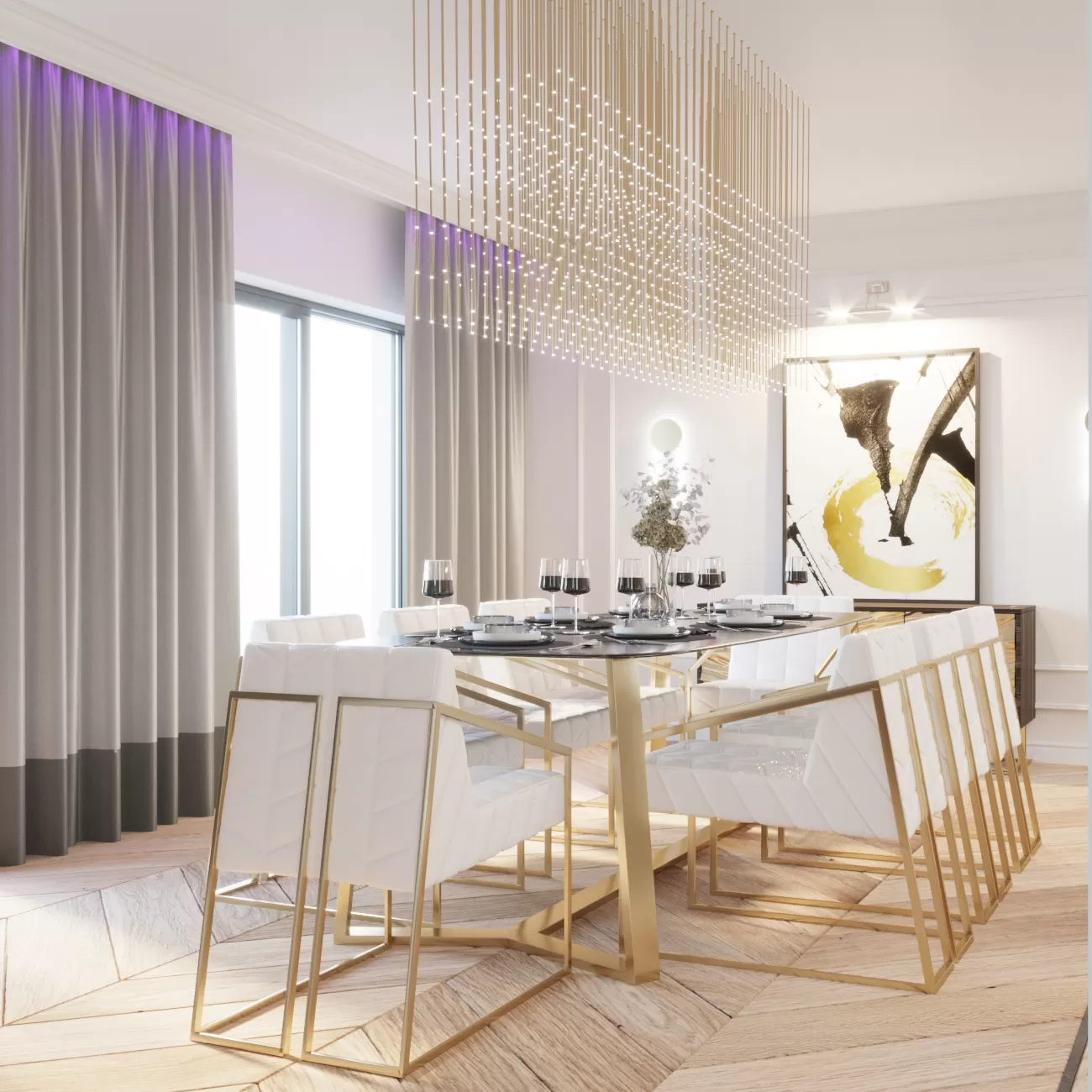 Modern Penthoues – dining room