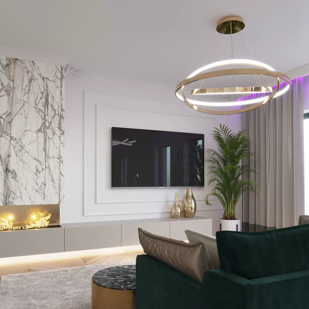 Modern Penthoues – living room